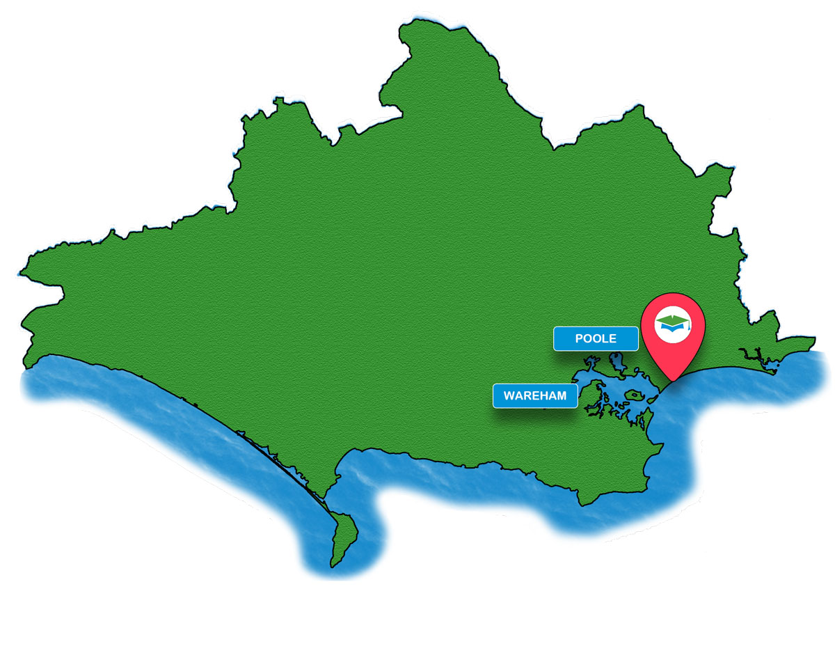 School trip Isle of Wight location map for Oceanarium